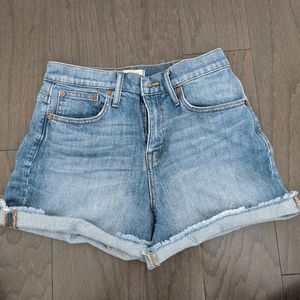 Madewell high rise denim shorts